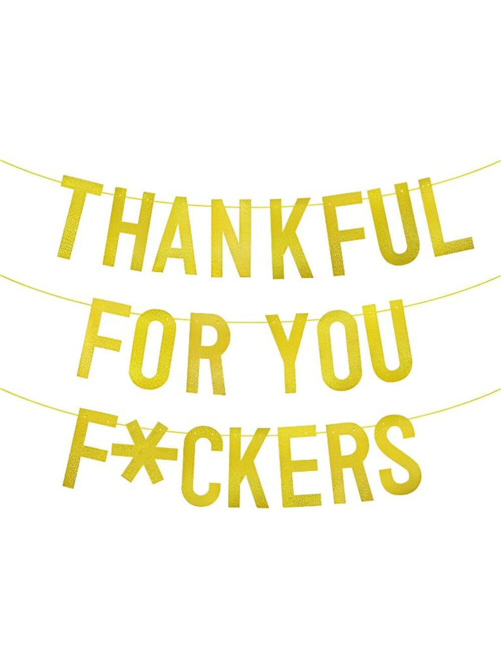 Thankful for You Banner, Glitter Thanksgiving Banner, Thanksgiving Banner
